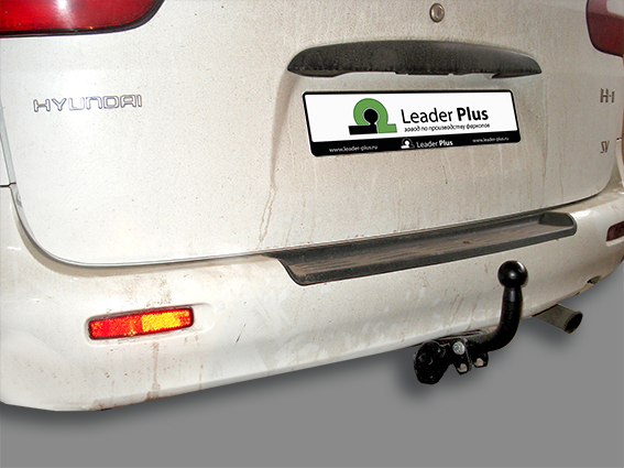 Фаркоп для Hyundai Starex, минивен 2WD, задняя рессорная подвеска (без электрики) (1998-2004) «ЛидерПлюс»