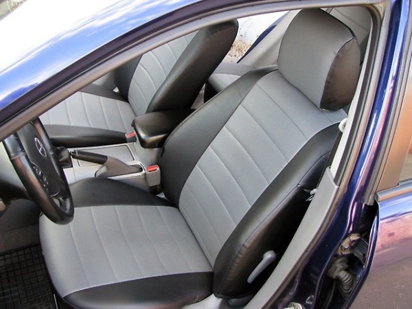 Авточехлы из экокожи для Ford Focus II Comfort (2005-2011) "Автопилот"