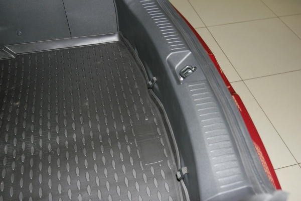 Коврик в багажник MAZDA 2 (2007-н.в.) хб. (полиуретан)