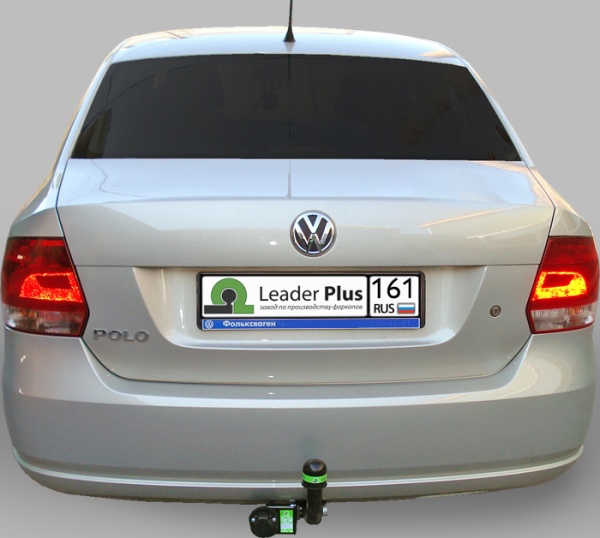 Фаркоп для Volkswagen Polo седан (без электрики) (2010-н.в.) «ЛидерПлюс»