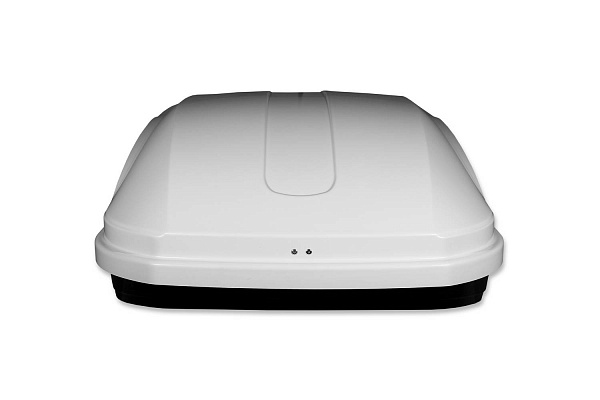 Автобокс на крышу Магнум 350 белый глянец (1400х900х420) Быстросъем