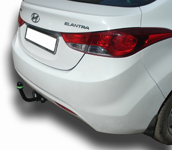 Фаркоп для Hyundai Elantra MD, седан (без электрики) (2010-2014) «ЛидерПлюс»
