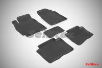 Резиновые коврики с высоким бортом для HYUNDAI SOLARIS (2010-2016)