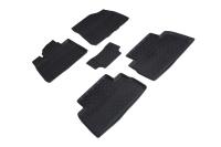 Резиновые коврики с высоким бортом для HYUNDAI SANTA FE IV (5 мест) rest (2020-н.в.)