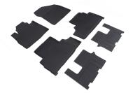 Резиновые коврики с высоким бортом для HYUNDAI SANTA FE IV 7мест (2018-2020)