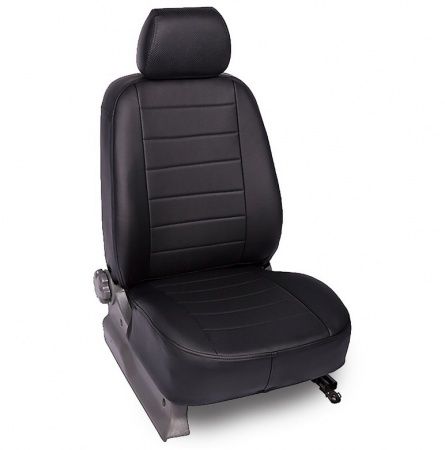 Авточехлы из экокожи для  Nissan Terrano III с airbag (2014-н.в.) "Seintex"