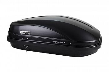 Автобокс на крышу Магнум 300 черный карбон (1250х780х420)