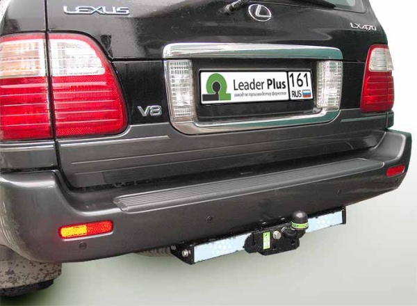 Фаркоп для Lexus RX 270, RX 350, RX 450 c нержавеющей пластиной (без электрики) (2009-2015) «ЛидерПлюс»