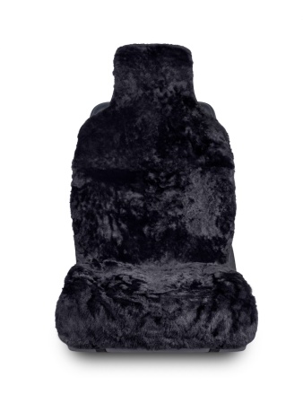 Меховая накидка на сиденье Серая с коротким ворсом (Пятигорск)