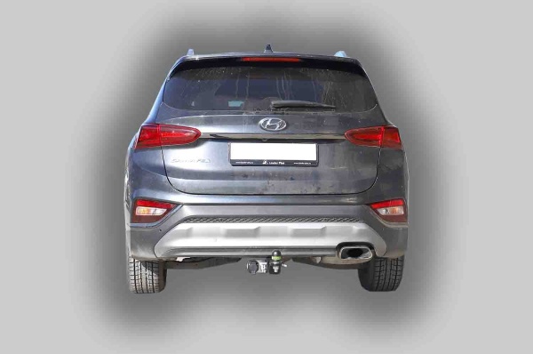 Фаркоп для Hyundai Santa Fe дизель (без электрики) (2018-2020) «ЛидерПлюс»