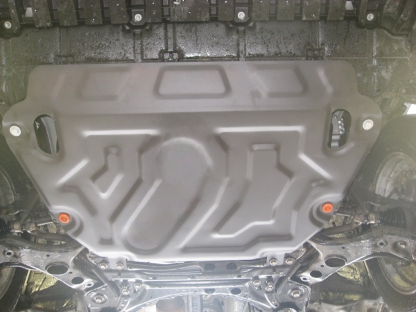 Защита картера Toyota RAV4 III (2010-2013) (на штатный пыльник) 2.0 Alfeco