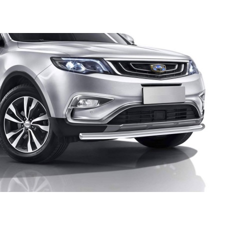 Защита переднего бампера d57 Geely Atlas 2018-