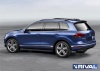 Порог-площадка "Premium-Black" с креплением Volkswagen Touareg, R-Line (2015-2018)