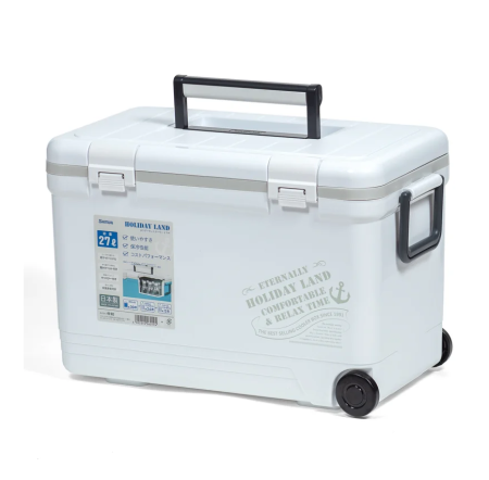 Термобокс SHINWA Holiday Land Cooler 27H белый, 27 литров