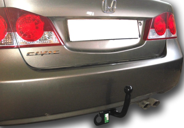 Фаркоп для Honda Civic FD1 седан (без электрики) (2006-2013) «ЛидерПлюс»