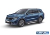 Порог-площадка "Silver" с креплением Kia Sorento (2020-н.в.)