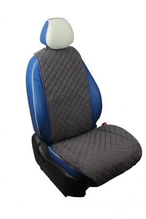 Накидка на сиденье из алькантары RS (серая) Автопилот