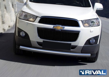 Защита переднего бампера d57 Chevrolet Captiva 2011-2013