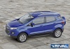 Порог-площадка "Black" с креплением Ford Ecosport (2013-2019)