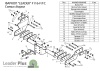 Фаркоп для Ford Transit FA фургон (2000-н.в.) «ЛидерПлюс»