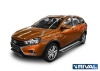 Пороги с листом d42 Lada Vesta SW Cross 2017-