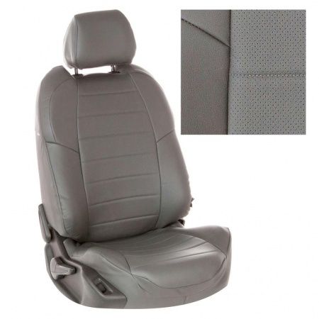 Авточехлы из экокожи для Citroen C-Crosser (2007-2012) "Автопилот"