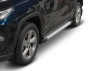 Порог-площадка "Silver" с креплением Toyota Rav4 (2019-н.в.)