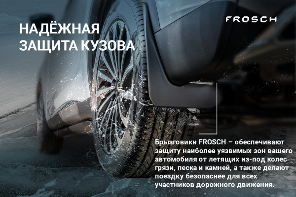 Брызговики передние для GEELY Monjaro I (2022-н.в.)