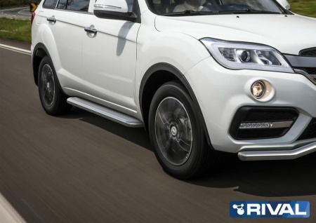 Пороги с листом d57 Lifan X60 2016-