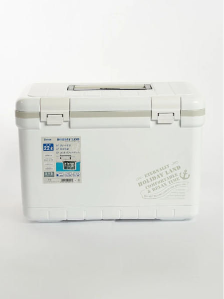 Термобокс SHINWA Holiday Land Cooler 22H белый, 22 литров