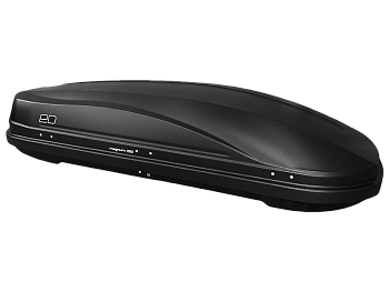 Автобокс на крышу Магнум 390 черный карбон (1850х840х420) Быстросъем