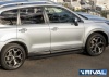Порог-площадка "Black" с креплением Subaru Forester IV (2013-2015-2018)