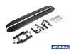 Порог-площадка "Premium-Black" с креплением Lifan X60 (2016-н.в.)