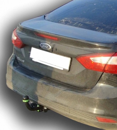 Фаркоп для Ford Focus 2, 3 DB3/DYB седан (без электрики) (2004-2011/2010-н.в.) «ЛидерПлюс»