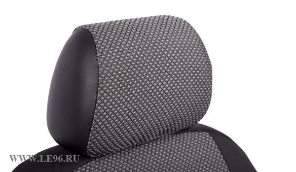 Авточехлы из жаккарда на Hyundai Solaris сплошная спинка (2010-2017)