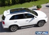 Порог-площадка "Bmw-Style" с креплением Kia Sorento (2012-2020)