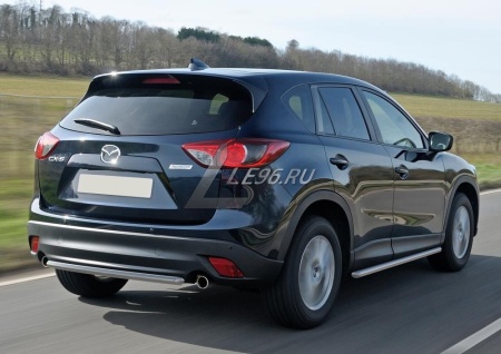 Защита заднего бампера d42 Mazda CX-5 2011-2015-2017