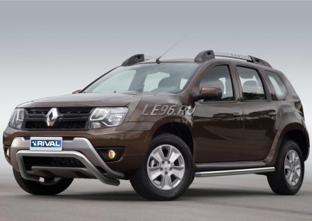 Защита переднего бампера d57 скоба Renault Duster 2015-