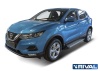 Порог-площадка "Silver" с креплением Nissan Qashqai (2013-н.в.)