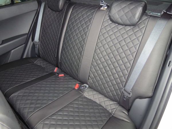 Чехлы из экокожи РОМБ для SsangYong Actyon (2011-н.в.) "Автопилот"
