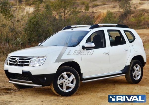 Защита переднего бампера d57 Renault Duster 2011-2015