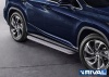 Пороги с листом d57 Lexus RX 2015-