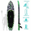 Надувная SUP-доска (сапборд) FunWater Honor Green 11'0 (330x84x15 cm)