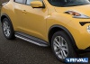 Порог-площадка "Premium" с креплением Nissan Juke 4WD (2010-2014-2016)