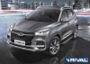 Порог-площадка "Black" с креплением Chery Tiggo 4 (2019-н.в.)