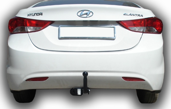 Фаркоп для Hyundai Elantra MD, седан (без электрики) (2010-2014) «ЛидерПлюс»