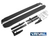 Порог-площадка "Black" с креплением Citroen C4 AirCross (2012-2016)