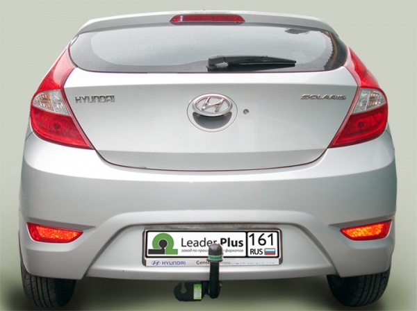 Фаркоп для Kia Rio 3 седан, хэтчбек (без электрики) (2011-2017) «ЛидерПлюс»