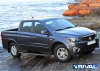 Порог-площадка "Premium" с креплением SsangYong Actyon Sport (2012-2016)