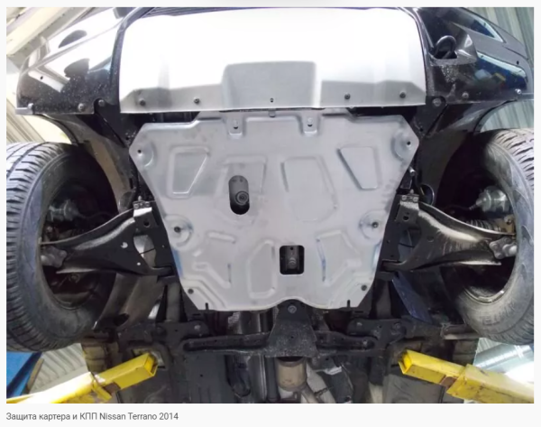 Защита картера Nissan Terrano (2014-2021) Alfeco